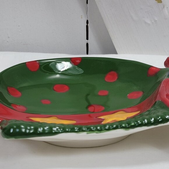 Signature Ceramic Winter Mitten Dish - 2006- Candy Trinket Dish - NEW with Box - Picture 12 of 16